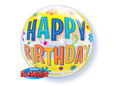 Bubble balloon - Single - Birthday Fun Yellow Band