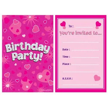 Invitations - Birthday