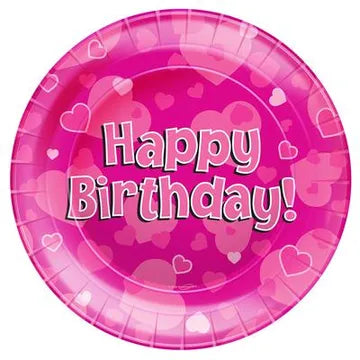 Plates - 9" - Birthday