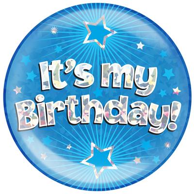 Badge - It's My Birthday - Blue