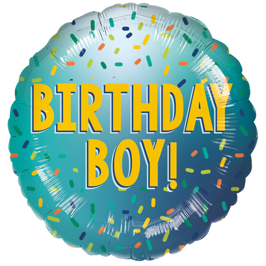 Foil Balloon - 17" - Birthday Boy