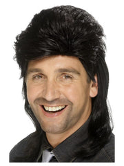 80's Mullet Wig - Assorted Colours
