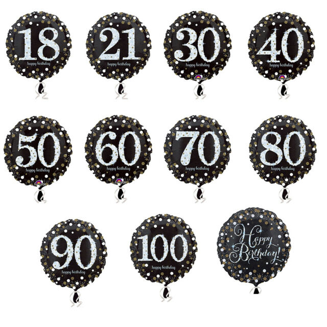 Foil Balloon - 18" - Birthday - Ages 18 - 100