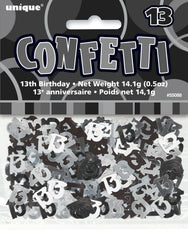 Confetti - Ages 13 - 80 - Black/Silver