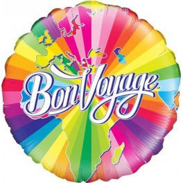 Foil Balloon - 18" - Bon Voyage