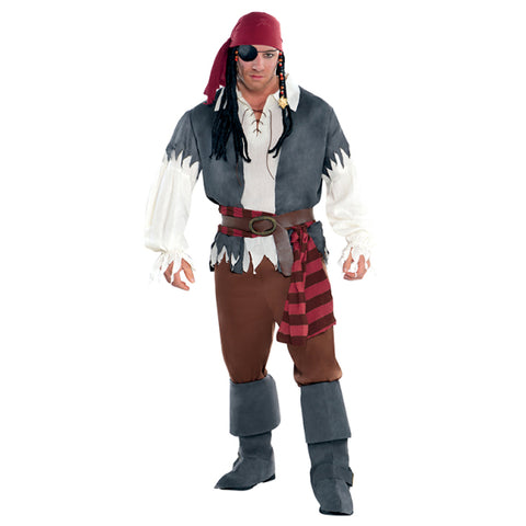 Pirate Man Costume - Captain Castaway