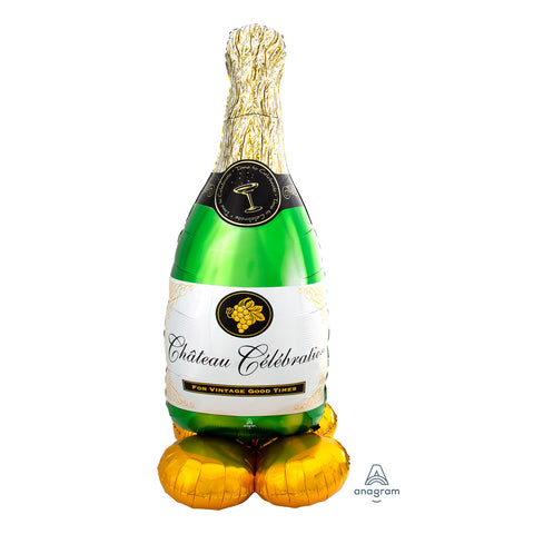 Foil Balloon - AirLoonz - Bubbly Wine Bottle
