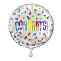 Foil Balloon - 18" - Congrats!