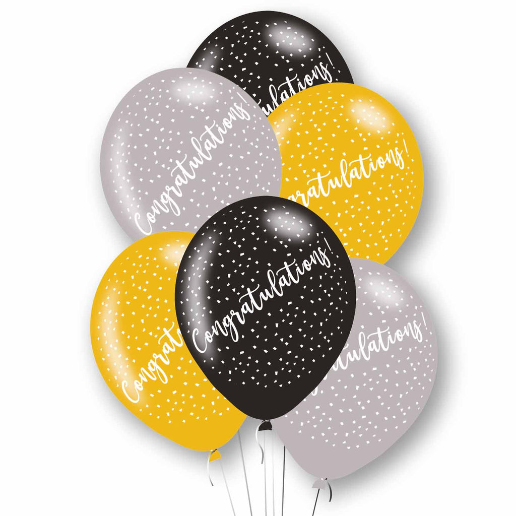 Latex Balloons - Congratulations!