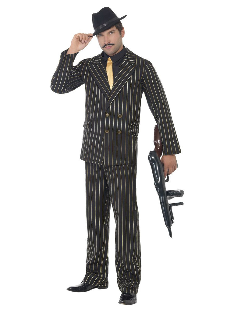 Gangster Pinstripe Suit Costume