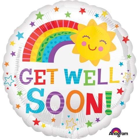Foil Balloon - 17" - Get Well Soon