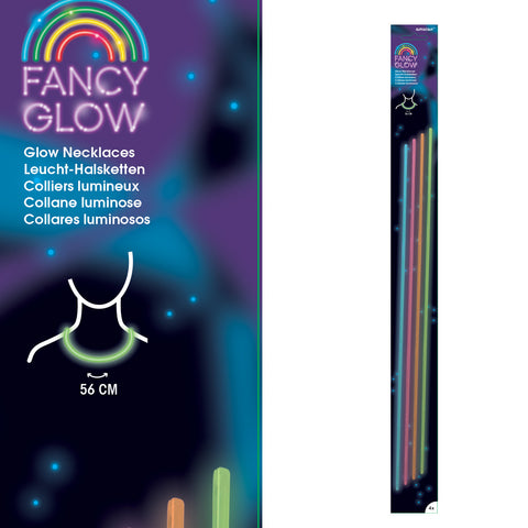 Party Glow - Necklace - Pack of 4