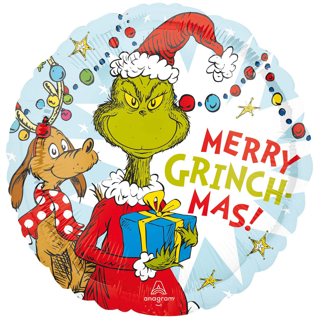 Foil Balloon - 17" - Christmas - Grinch