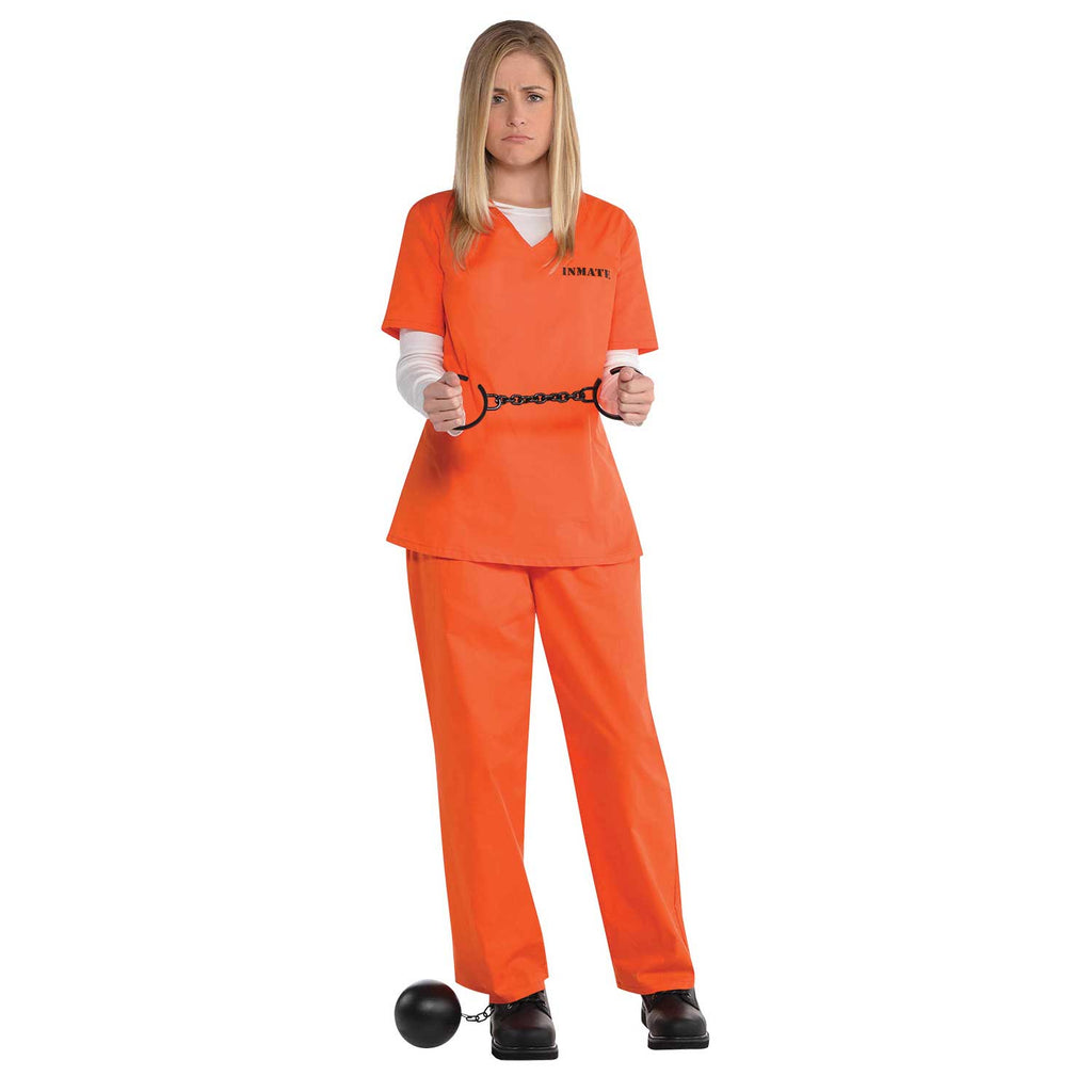 Prisoner Costume - Orange Inmate