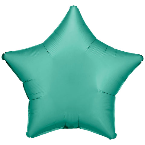 Foil Balloon - Solid Colour - Star - Silk Lustre - Jade