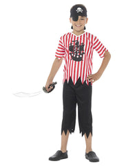 Pirate Boy Jolly Roger Costume - Childs