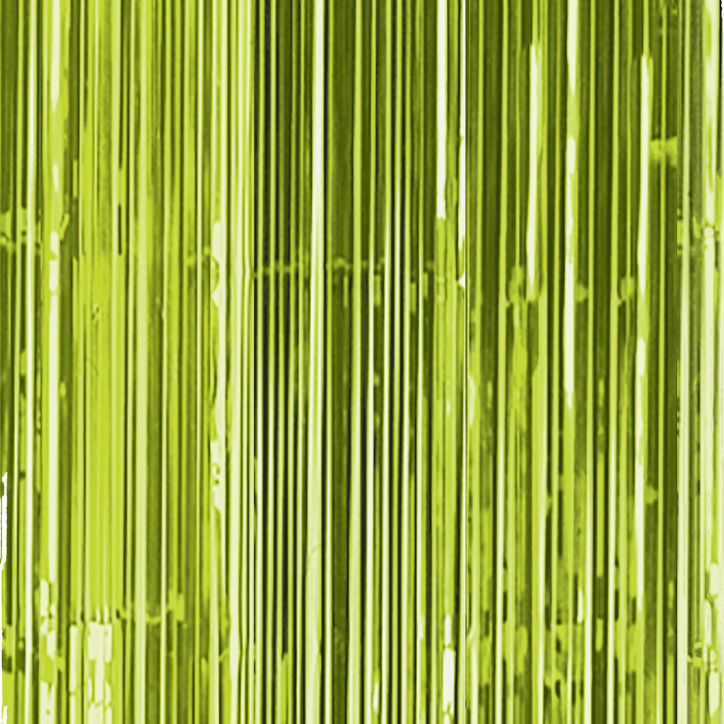 Door Curtain - Kiwi Green Shimmer