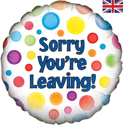 Foil Balloon - 18" - Sorry You're Leaving