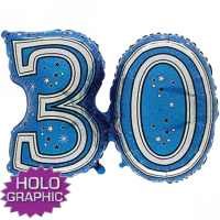 Foil Balloon - Supershape - 30 - Blue