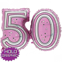 Foil Balloon - Supershape - 50 - Pink