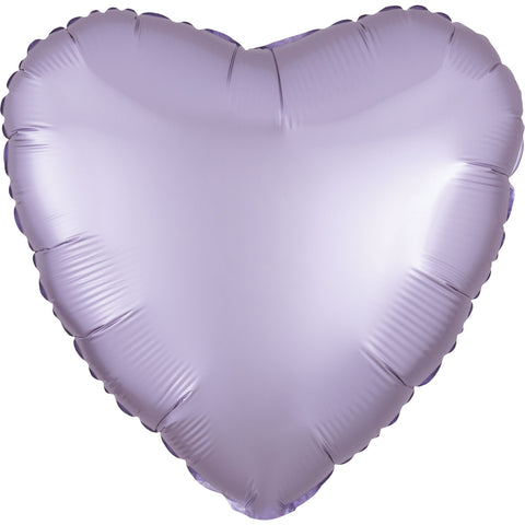 Foil Balloon - Solid Colour - Heart - Silk Lustre - Lilac