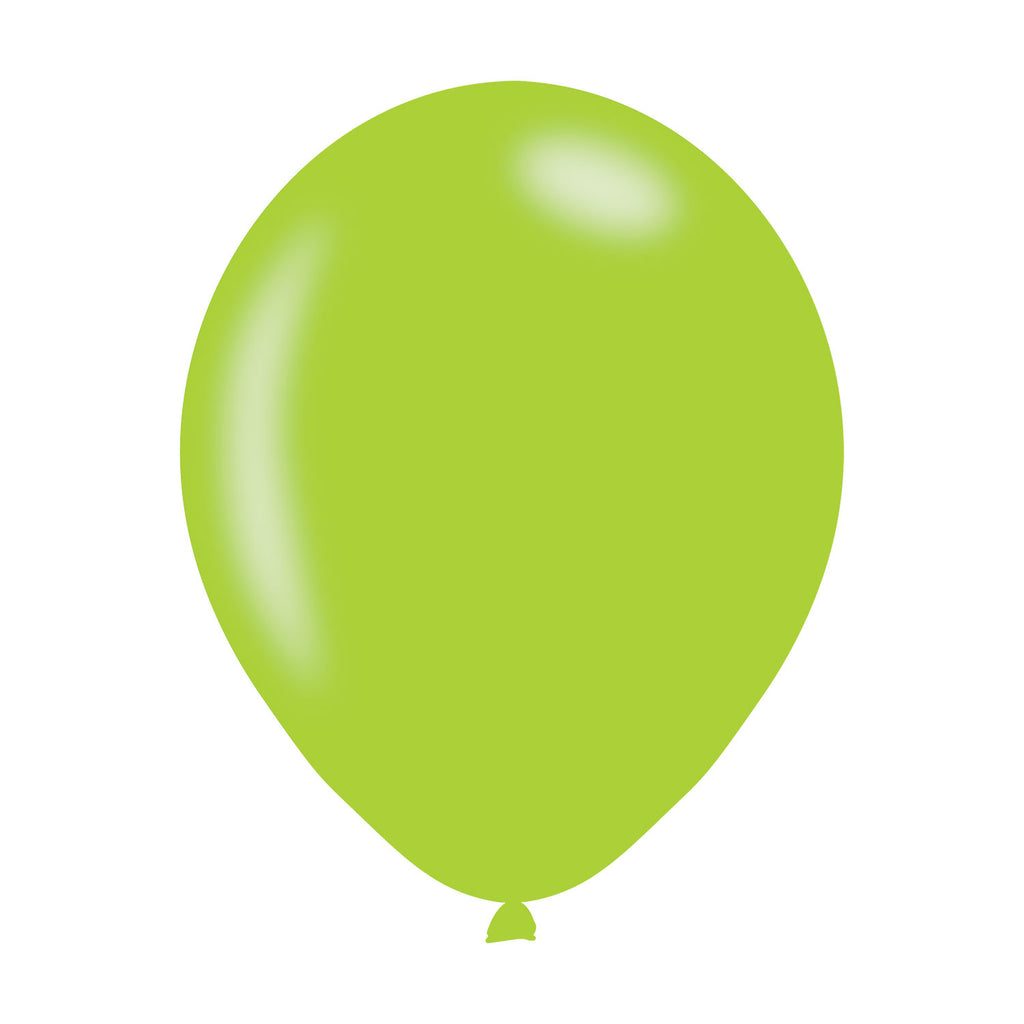 Latex Balloons - Metallic - Lime Green