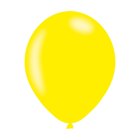 Latex Balloons - Metallic - Yellow