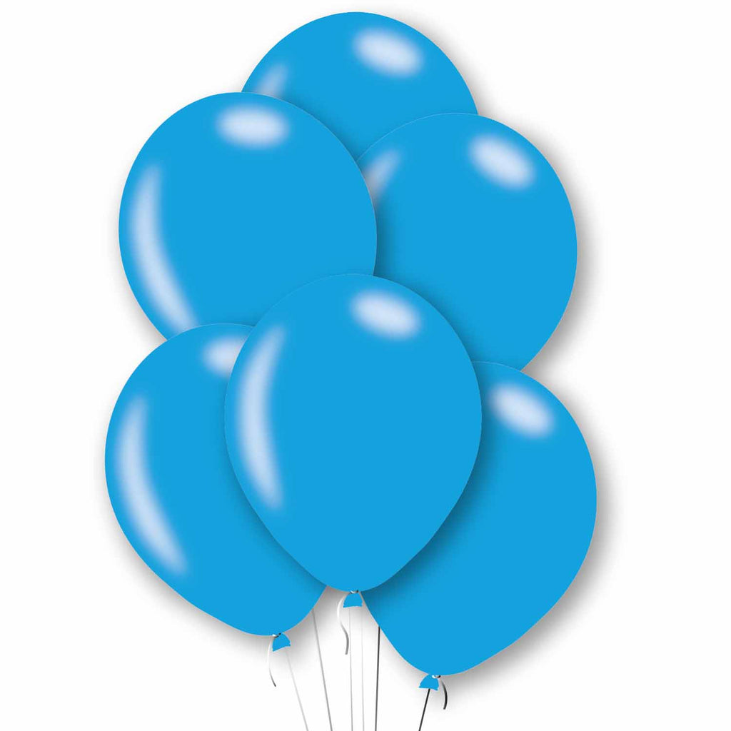 Latex Balloons - Metallic - Blue