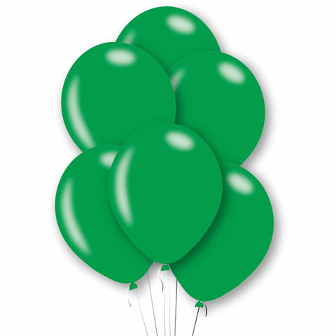 Latex Balloons - Metallic - Green