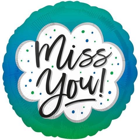 Foil Balloon - 17" - Miss You!