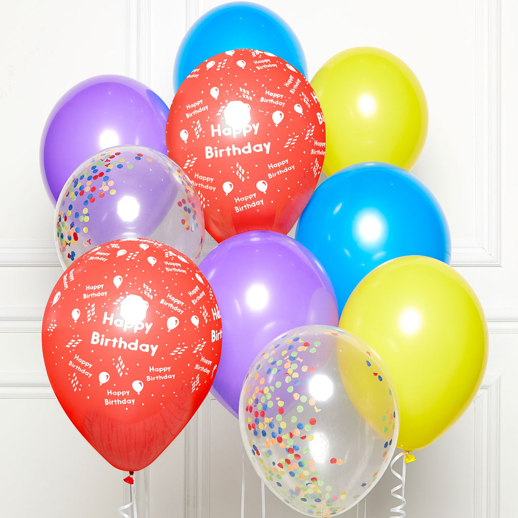 DIY Kit - Latex Balloons - Birthday - Multi-coloured