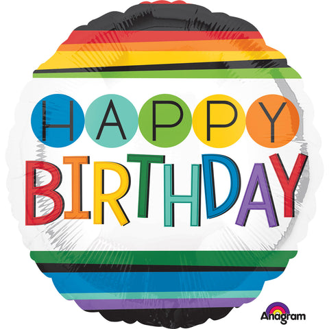 Foil Balloon - 17" - Birthday