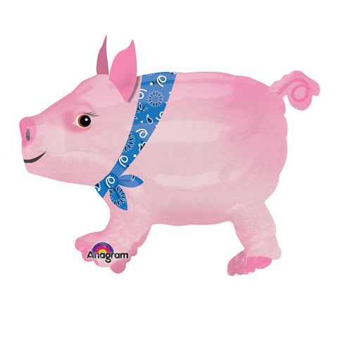Foil Balloon - Walking Pet - Pig