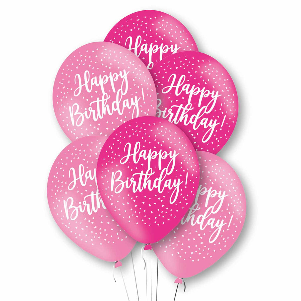 Latex Balloons - Birthday - Pink