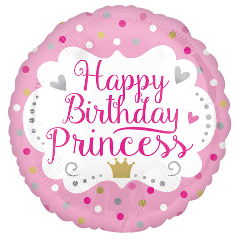 Foil Balloon - 18" - Birthday - Princess