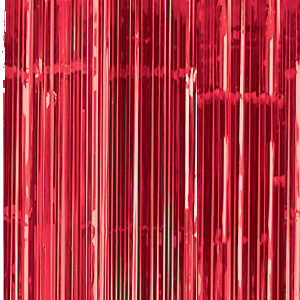 Door Curtain - Red Shimmer
