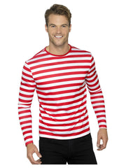 Shirt - Red / White Striped