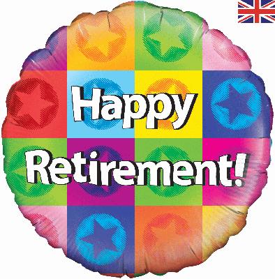 Foil Balloon - 18" - Happy Retirement!