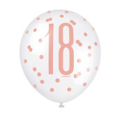 Latex Balloons - Ages 16 - 80 - Rose Gold