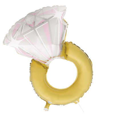 Foil Balloon - Supershape - Diamond Ring