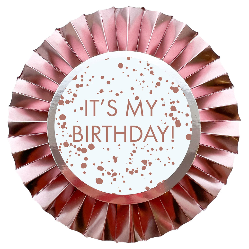 Badge - Birthday - Rose Gold