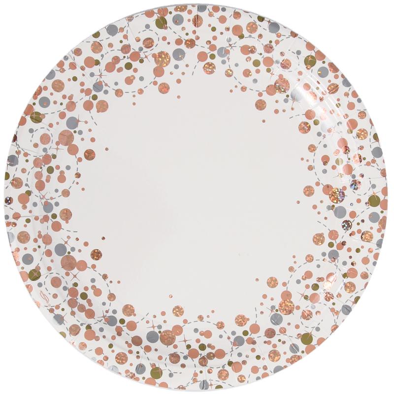 Plates - Sparkling Fizz - Rose Gold