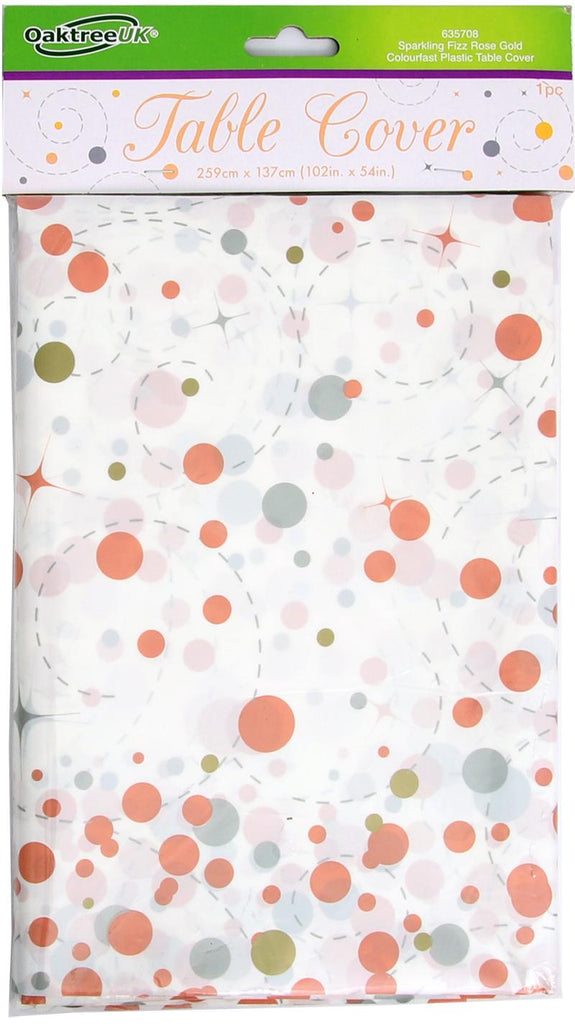 Tablecover - Sparkling Fizz - Rose Gold