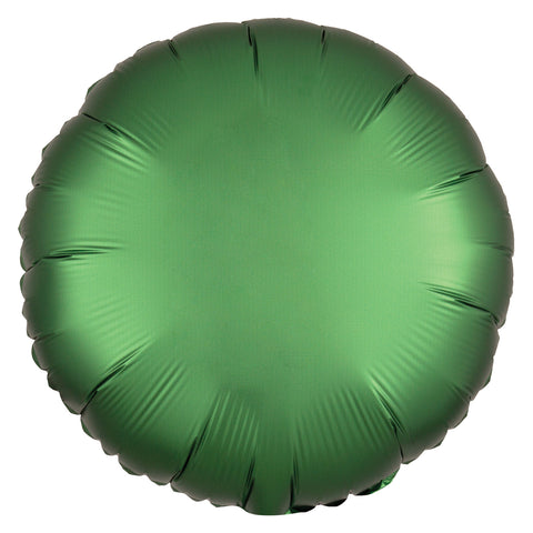Foil Balloon - Solid Colour - Round - Satin Luxe - Emerald
