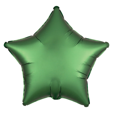 Foil Balloon - Solid Colour - Star - Satin Luxe - Emerald