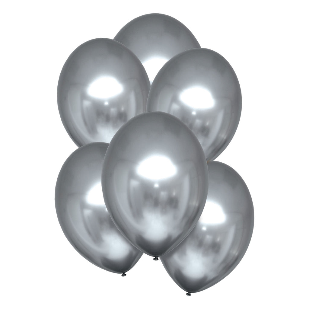 Latex Balloons - Satin Luxe - Silver