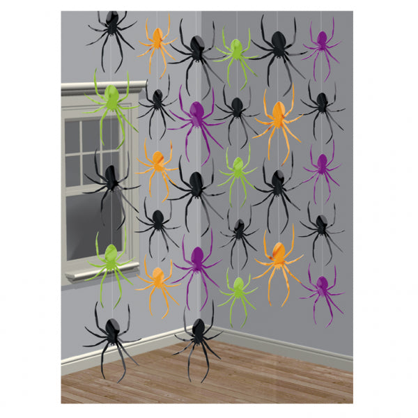 Hanging Decorations - Spiders