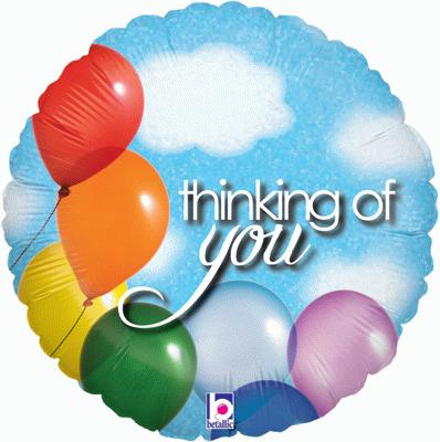Foil Balloon - 18" - Thinking of you