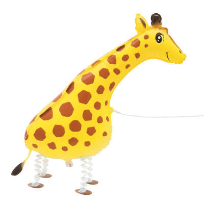 Foil Balloon - Walking Pet - Giraffe