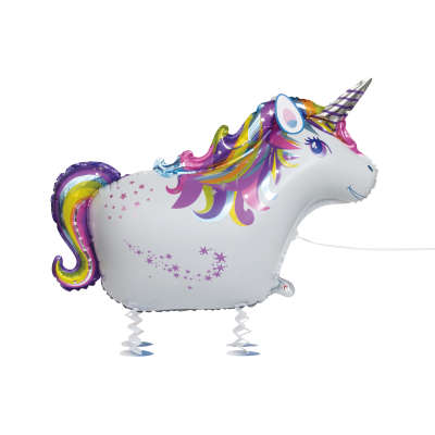 Foil Balloon - Walking Pet - Unicorn